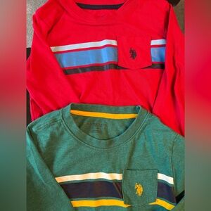 Boys 4T long sleeve shirts- US polo